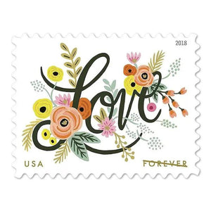 2018 USPS Love Flourishes Forever Stamps 1set=5Sheets Was $73.00/set - stampworldstore