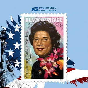2024 USPS Constance Baker Motley Forever Stamps 1set=5Sheets Was $73.00/set - stampworldstore