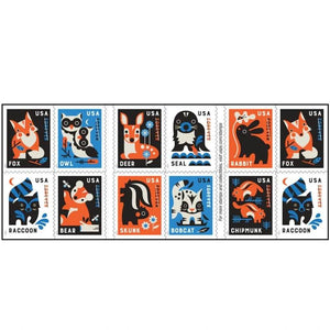 2025 Baby Wild Animals Stamps Sheets of20 1set=5Sheets Was $73.00/set - stampworldstore