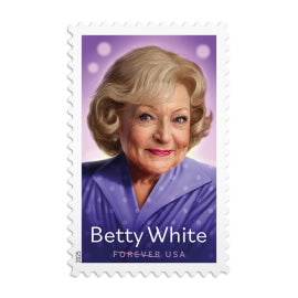 2025 Betty White Stamps Sheet of 20 1set=5Sheets Was $73.00/set - stampworldstore