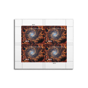 2025 Spiral Galaxy Stamps Sheet of 4Priority Mail Stamp 1set=5Sheets Was $73.00/set - stampworldstore