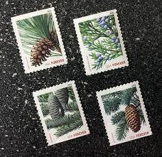 2009 Holiday Evergreens Booklet Pane of 20 First Class Stamps 1set=5Sheets Was $73.00/set - stampworldstore