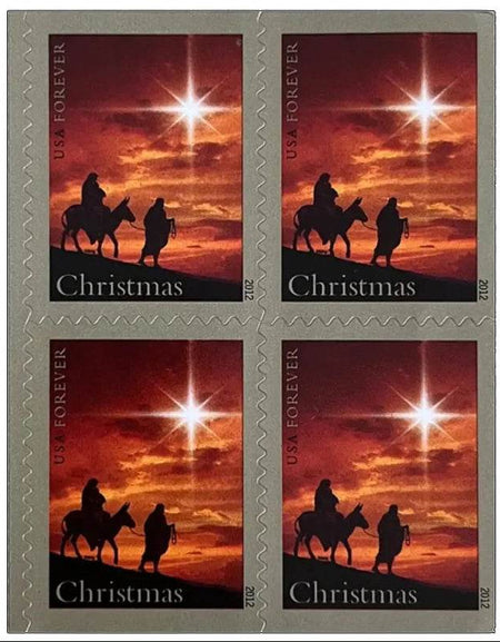 2012 Holy Family Forever Stamp Christmas 1set=5Sheets Was $73.00/set - stampworldstore