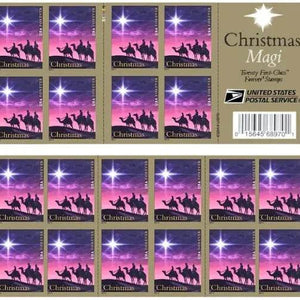 2014 Christmas Magi Forever 1set=5Sheets Was $73.00/set - stampworldstore