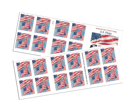 USPS U.S Flag 2022 Forever Stamps 1set=5Sheets Was $73.00/set