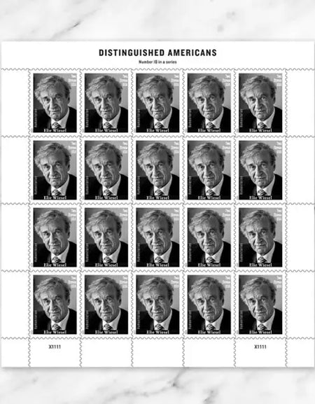 2025 Elie Wiesel - Humanitarian 1set=5Sheets Was $73.00/set