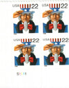 1998 US Uncle Sam Postage Stamps 1set=5Sheets Was $73.00/set - stampworldstore