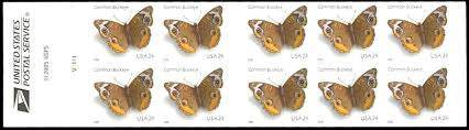 2006 US Common Buckeye Butterfly Stamps - Full Booklet Pane of 10 1set=5Sheets Was $73.00/set - stampworldstore