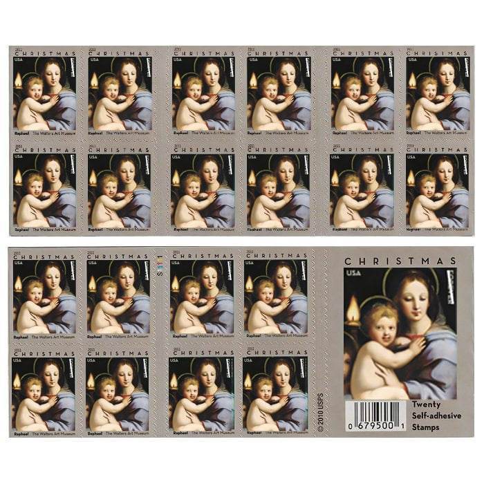 2011 Raphael Madonna of the Candelabra Stamps 1set=5Sheets Was $73.00/set - stampworldstore