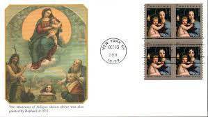 2011 Raphael Madonna of the Candelabra Stamps 1set=5Sheets Was $73.00/set - stampworldstore