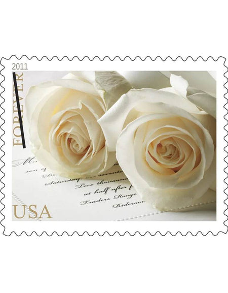 2011 USPS Wedding Roses Commemorative Forever Stamps 1set=5Sheets Was $73.00/set - stampworldstore