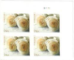 2011 USPS Wedding Roses Commemorative Forever Stamps 1set=5Sheets Was $73.00/set - stampworldstore