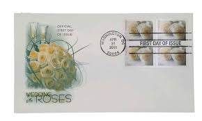 2011 USPS Wedding Roses Commemorative Forever Stamps 1set=5Sheets Was $73.00/set - stampworldstore