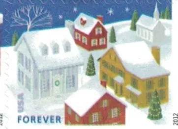 2012 US Stamp Santa & Sleigh - Booklet of 20 Forever Stamps 1set=5Sheets Was $73.00/set - stampworldstore