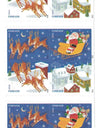 2012 US Stamp Santa & Sleigh - Booklet of 20 Forever Stamps 1set=5Sheets Was $73.00/set - stampworldstore