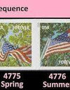 2013 USPS Forever Stamps A Flag for All Seasons Was $73.00/roll - stampworldstore