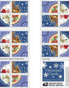 2017 USPS Christmas Carols Forever Postage Stamps 1set=5Sheets Was $73.00/set - stampworldstore