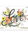 2018 USPS Love Flourishes Forever Stamps 1set=5Sheets Was $73.00/set - stampworldstore