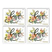 2018 USPS Love Flourishes Forever Stamps 1set=5Sheets Was $73.00/set - stampworldstore