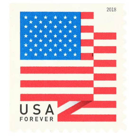 USPS US Flag 2018 Forever Stamps (Sheets of 20) 1set=5Sheets Was $73.00/set - stampworldstore