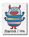 USPS 2021 Message Monsters Forever First Class Postage Stamps 1set=5Sheets Was $73.00/set - stampworldstore