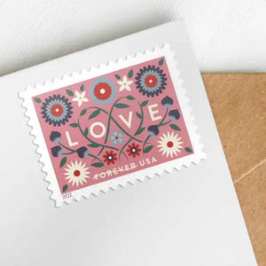 2022 Love Forever Stamps 1set=5Sheets Was $73.00/set - stampworldstore