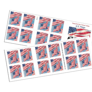 USPS U.S Flag 2022 Forever Stamps 1set=5Sheets Was $73.00/set - stampworldstore