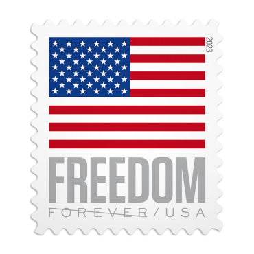 2023 US FREEDOM FLAG 1set=5Sheets Was $73.00/set - stampworldstore