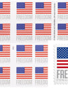 2023 US FREEDOM FLAG 1set=5Sheets Was $73.00/set - stampworldstore