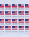 Freedom Flag 2023 USPS Forever Postage Stamp 1 Sheet of 20 1set=5Sheets Was $73.00/set - stampworldstore