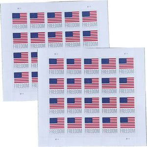 Freedom Flag 2023 USPS Forever Postage Stamp 1 Sheet of 20 1set=5Sheets Was $73.00/set - stampworldstore