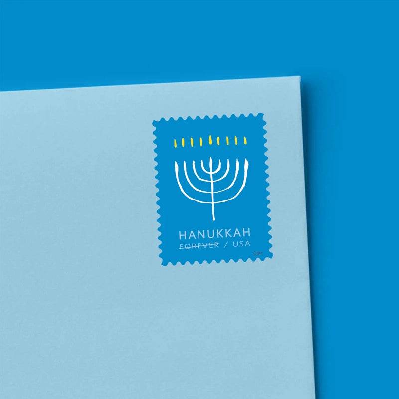 2024 USPS Hanukkah Forever Stamps, Sheet of 20 1set=5Sheets Was $73.00/set - stampworldstore