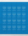 2024 USPS Hanukkah Forever Stamps, Sheet of 20 1set=5Sheets Was $73.00/set - stampworldstore