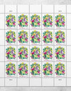2024 USPS Wedding Blooms Forever Stamps 1set=5Sheets Was $73.00/set - stampworldstore