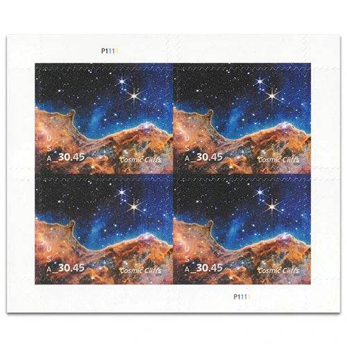 2024 USPS Cosmic Cliffs forever stamps 1set=5Sheets Was $73.00/set - stampworldstore
