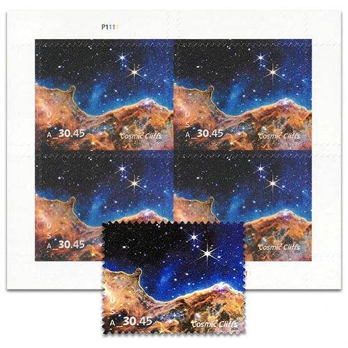 2024 USPS Cosmic Cliffs forever stamps 1set=5Sheets Was $73.00/set - stampworldstore