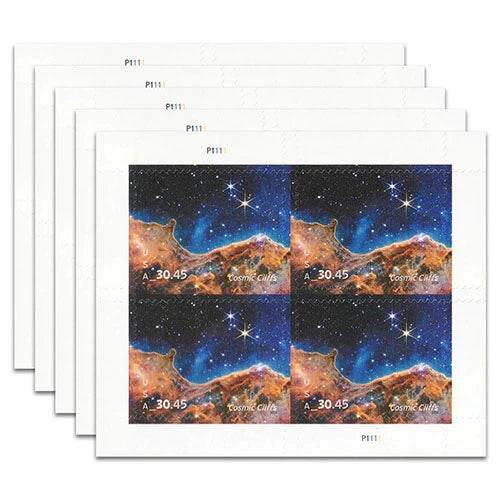 2024 USPS Cosmic Cliffs forever stamps 1set=5Sheets Was $73.00/set - stampworldstore