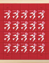 2024 Carrier pigeon love forever stamps 1set=5Sheets Was $73.00/set - stampworldstore