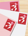 2024 Carrier pigeon love forever stamps 1set=5Sheets Was $73.00/set - stampworldstore