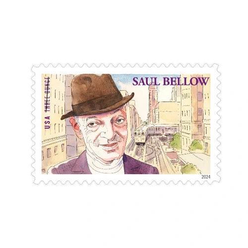 2024 USPS Saul Bellow Forever Stamps 1set=5Sheets Was $73.00/set - stampworldstore