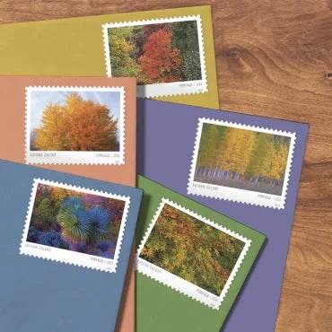 2024 USPS Autumn Colors Forever Stamps (Sheet of 20) 1set=5Sheets Was $73.00/set - stampworldstore