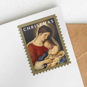 2024 usps Christmas Madonna and Child Forever Stamps Sheets of 20 1set=5Sheets Was $73.00/set - stampworldstore