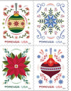 2024 Holiday Joy Forever Stamps, Sheets of 20 1set=5Sheets Was $73.00/set - stampworldstore