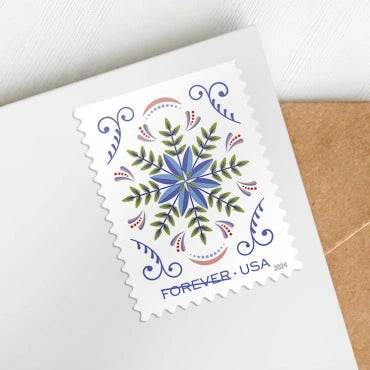 2024 Holiday Joy Forever Stamps, Sheets of 20 1set=5Sheets Was $73.00/set - stampworldstore