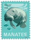 2024 USPS Save Manatees Forever Stamps 1set=5Sheets Was $73.00/set - stampworldstore