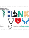 2024 Thank You, Healthcare CommunityStamps, Sheet of 20 Forever 1set=5Sheets Was $73.00/set - stampworldstore