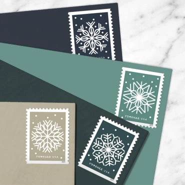 2024 Winter Whimsy Stamps, Sheets of 20 1set=5Sheets Was $73.00/set - stampworldstore