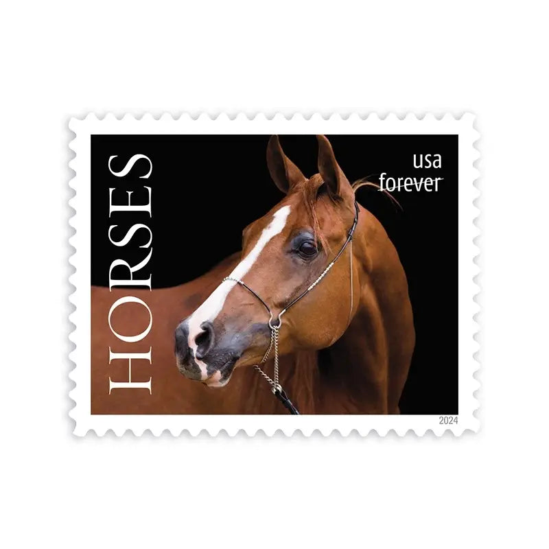 2024 Horses Stamps forever stamps (Sheet of 20) 1set=5Sheets  Was $73.00/set