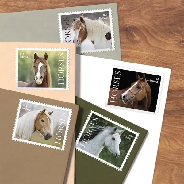 2024 Horses Stamps forever stamps (Sheet of 20) 1set=5Sheets  Was $73.00/set