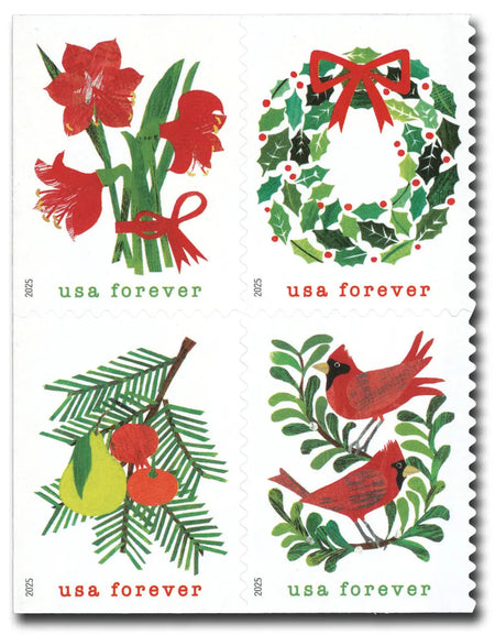 2025 Holiday Cheer 1set=5Sheets  Was $73.00/set